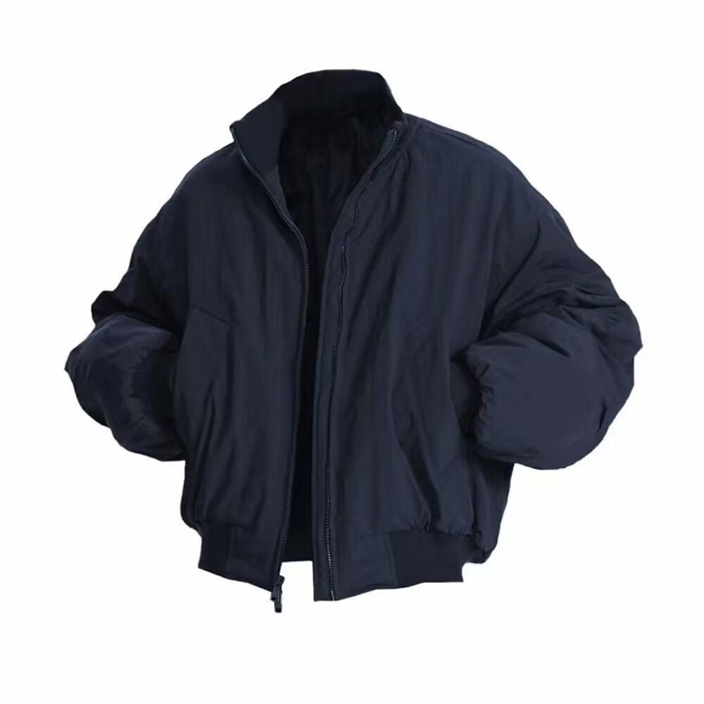 Men's Short Stand Collar Baseball Jacket