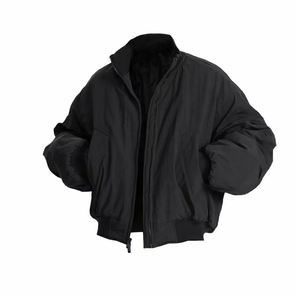 Men's Short Stand Collar Baseball Jacket