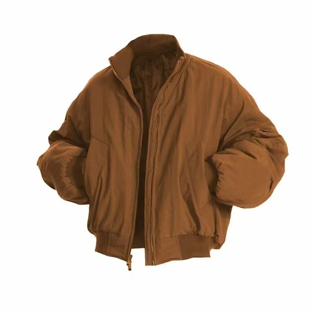 Men's Short Stand Collar Baseball Jacket