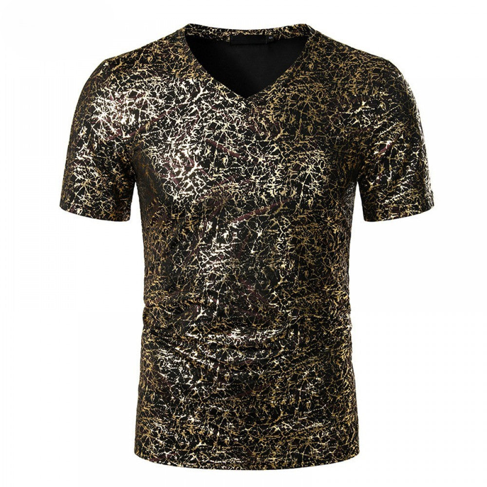 Summer Men's Fashion Casua Printed T-Shirt